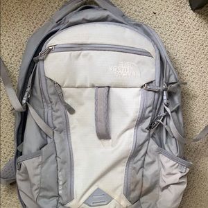 Grey North Face Backpack